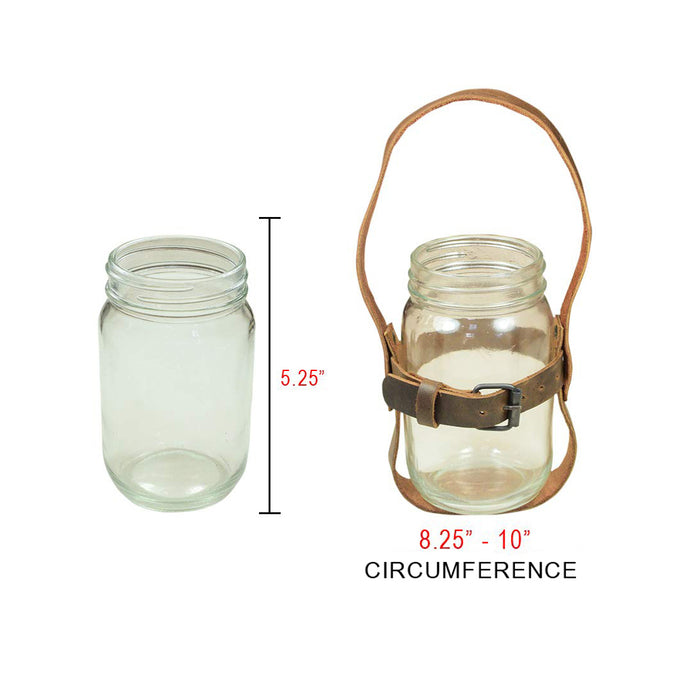 Jar Holder (Jar not Included) - Stockyard X 'The Leather Store'