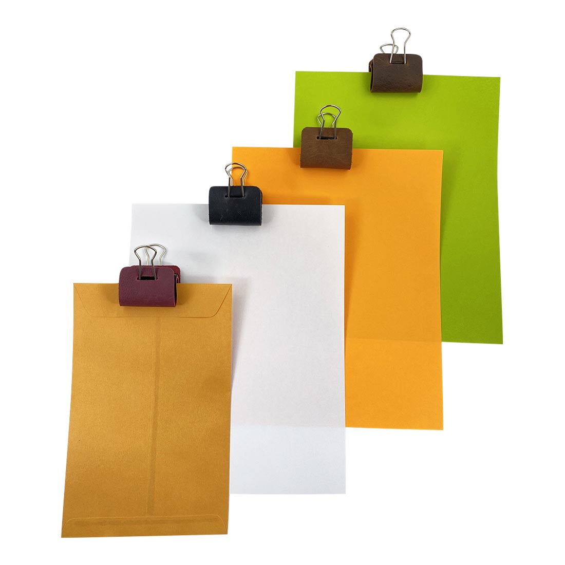 Multicolor Binder Clip Protectors (4-Pack) - Stockyard X 'The Leather Store'