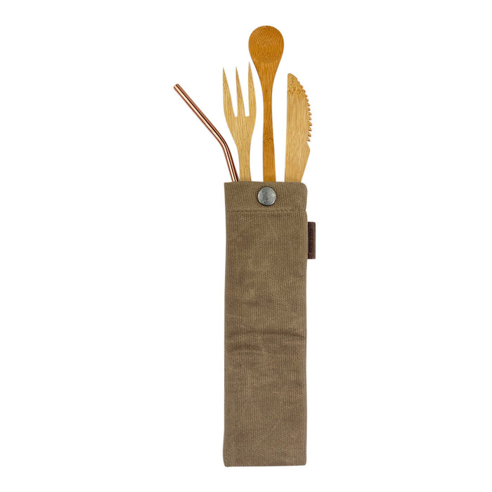 Reusable Cutlery Bag - Stockyard X 'The Leather Store'