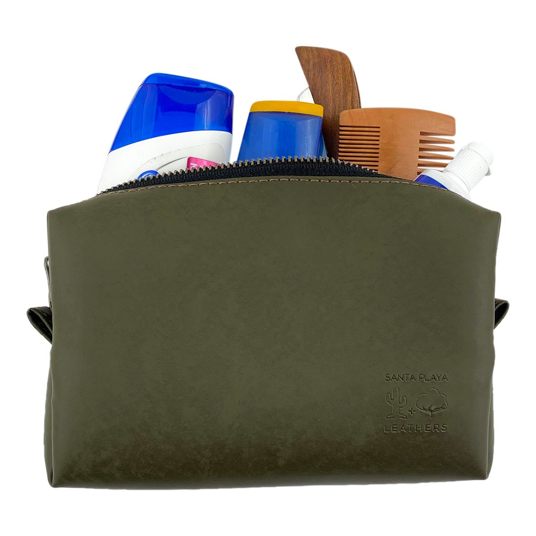 Fruit & Vegetable Leathers Small Toiletry Bag - Stockyard X 'The Leather Store'
