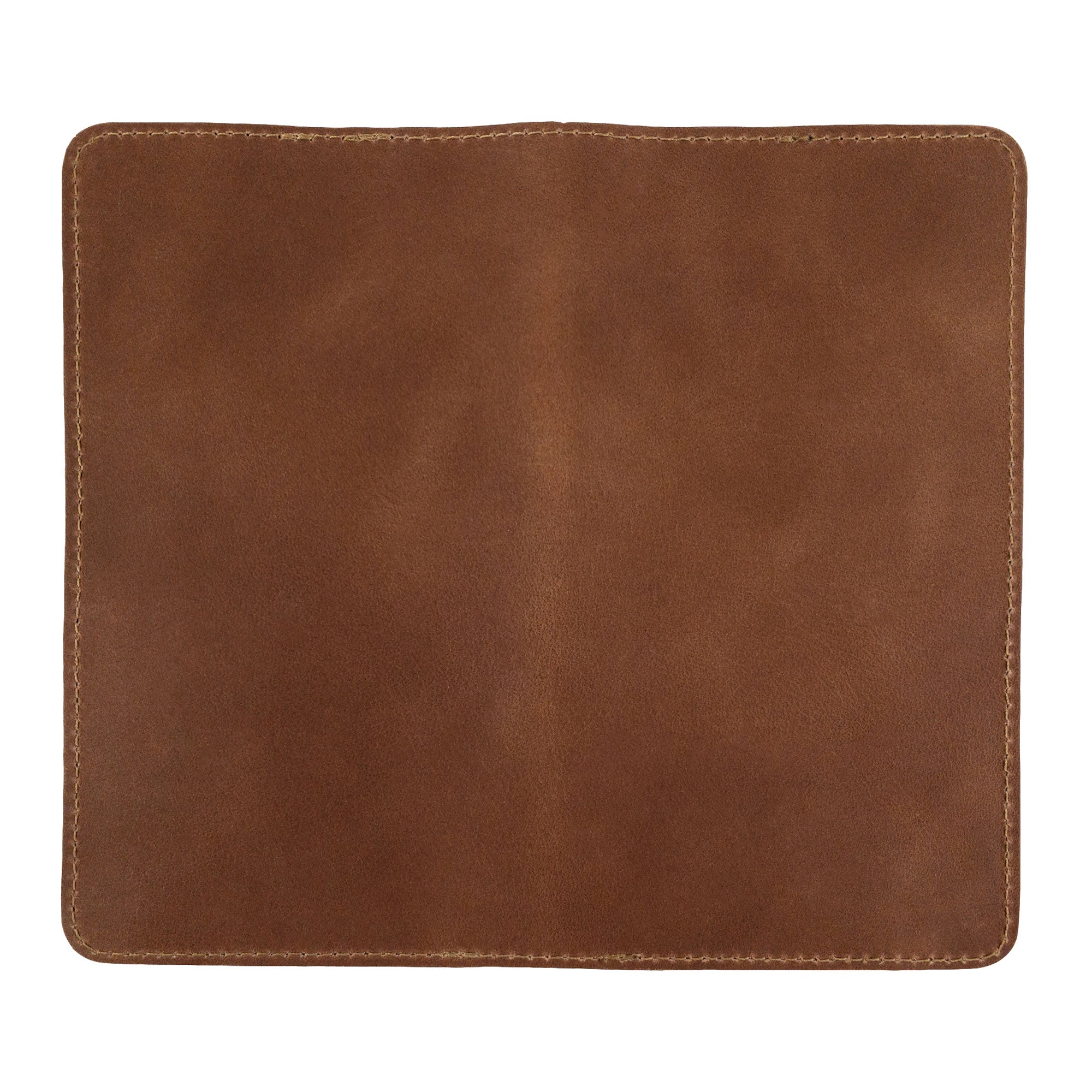Hide & Drink Large Organizer Wallet open to display cash and card slots. This full grain leather, artisan-crafted bifold wallet is a stylish travel accessory, handmade with care in La Antigua Guatemala & Oaxaca Mexico.