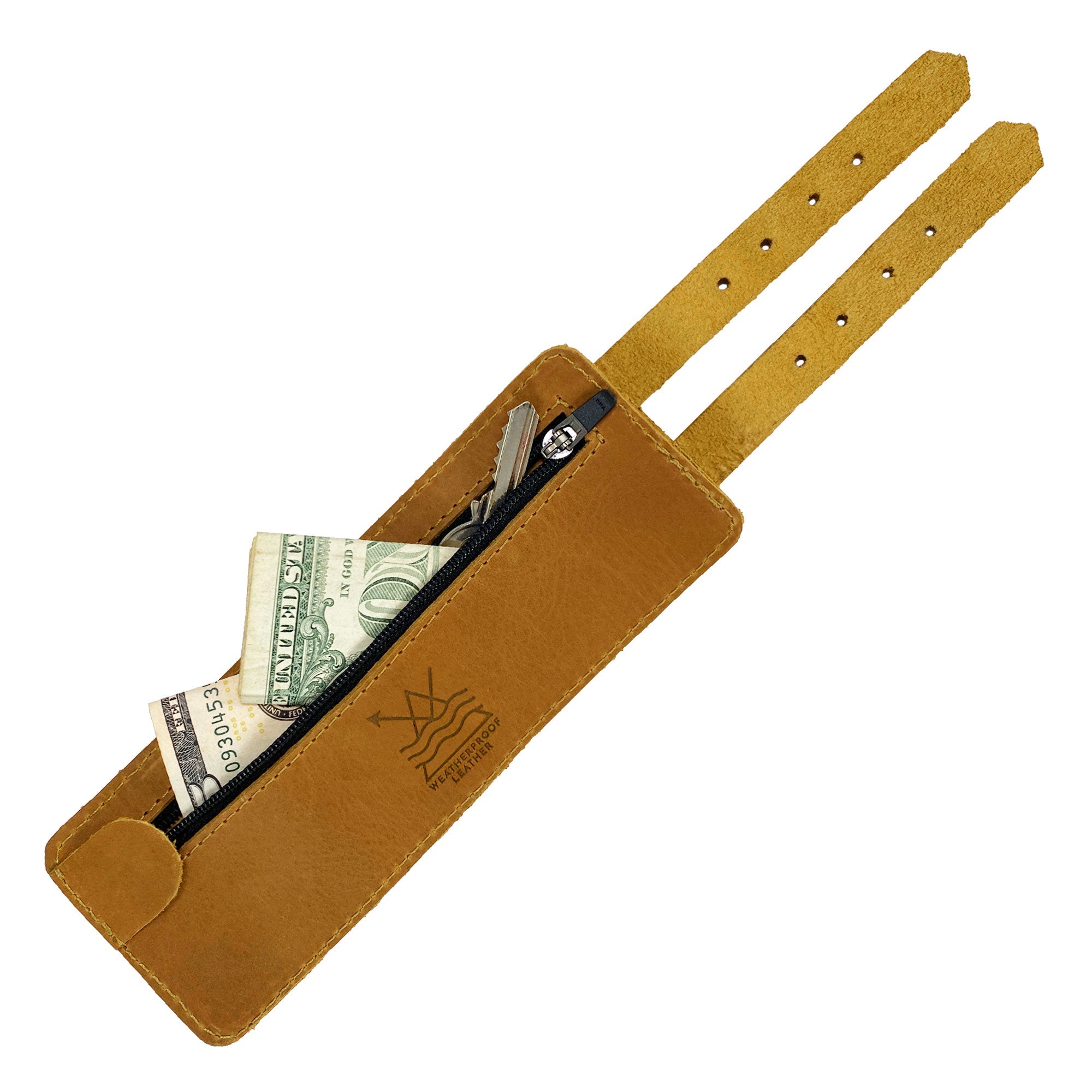 Weatherproof Wrist Wallet Cuff - Stockyard X 'The Leather Store'