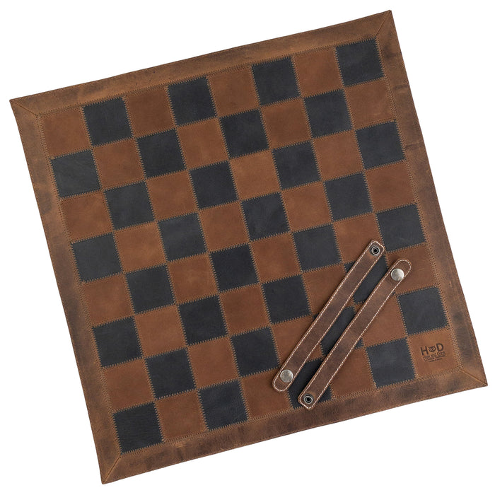 Chess Board (Pieces Not Included) - Stockyard X 'The Leather Store'