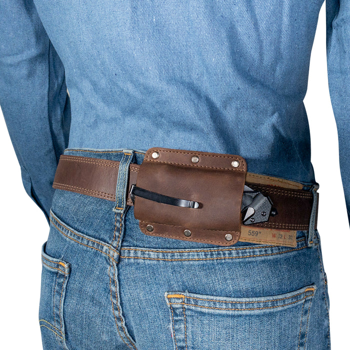 Knife Sheath for Belt - Stockyard X 'The Leather Store'