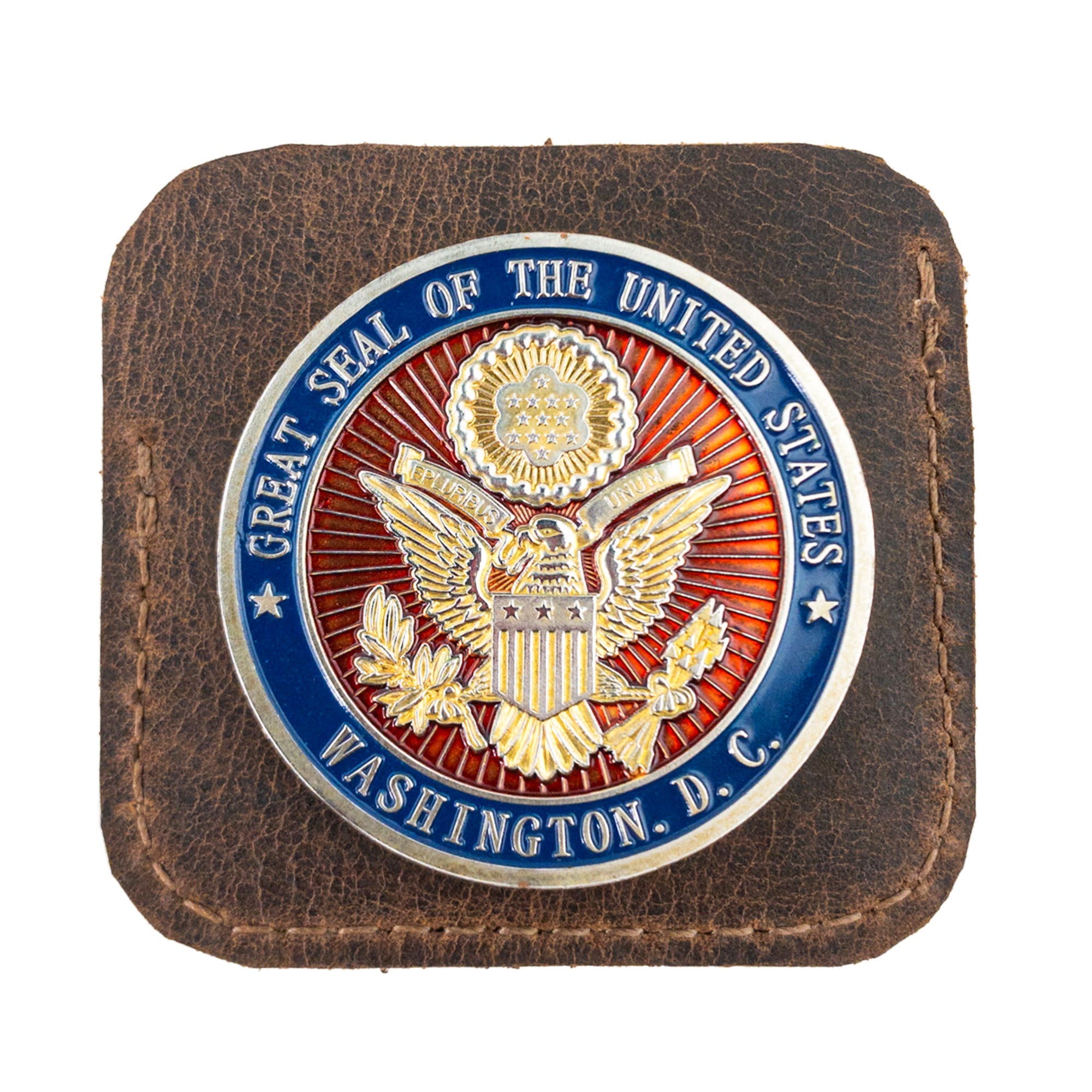 Squared Coin Case - Stockyard X 'The Leather Store'