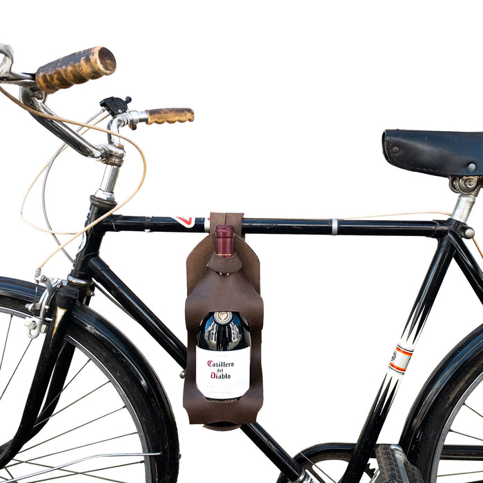 Unibody Bike Wine Carrier - Stockyard X 'The Leather Store'