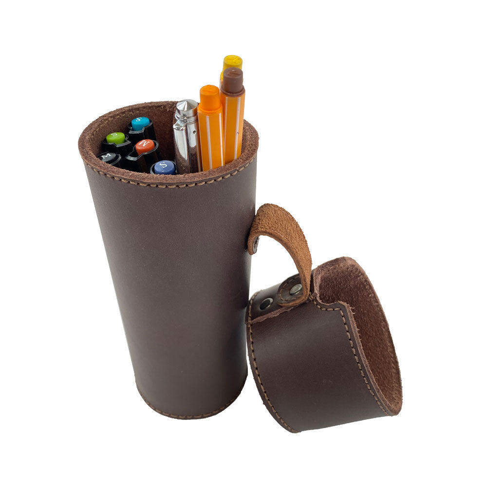 Cylinder Sunglass Pen Case - Stockyard X 'The Leather Store'