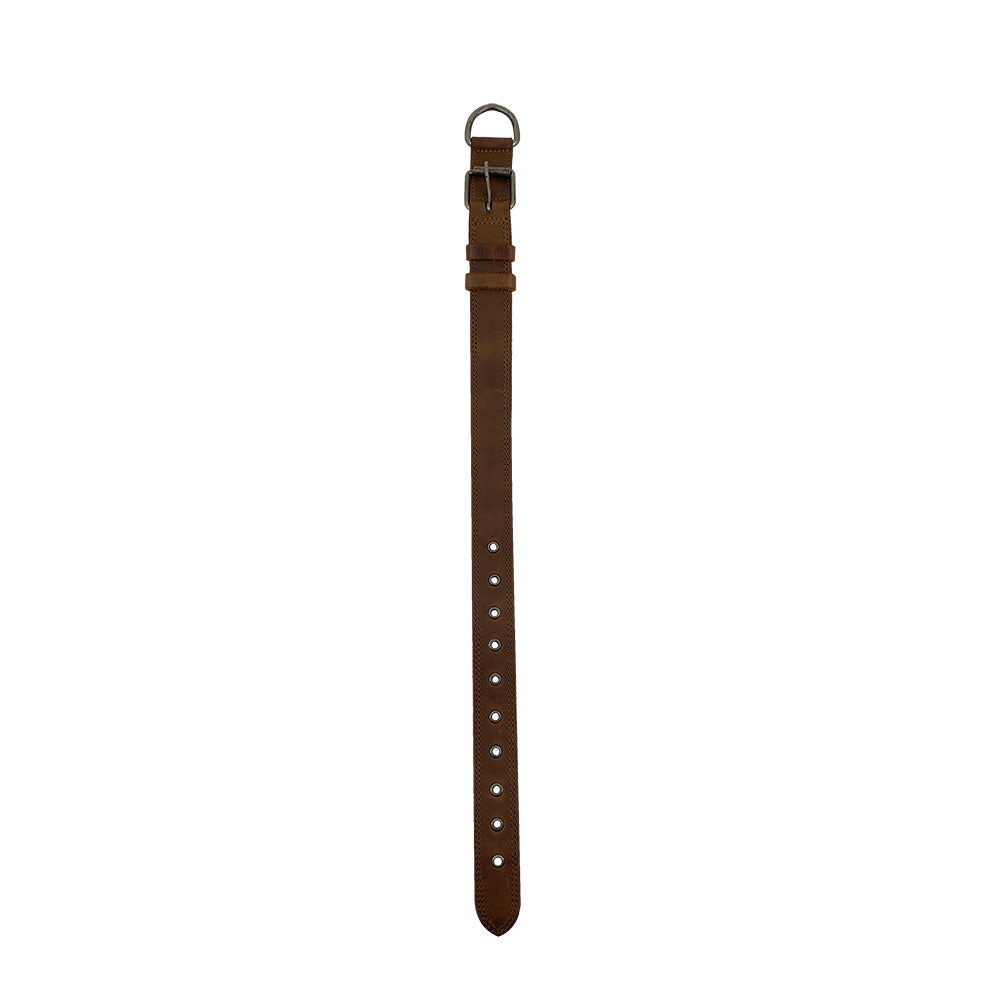 Leather Medium Dog Collar (12 to 21 in.) - Stockyard X 'The Leather Store'