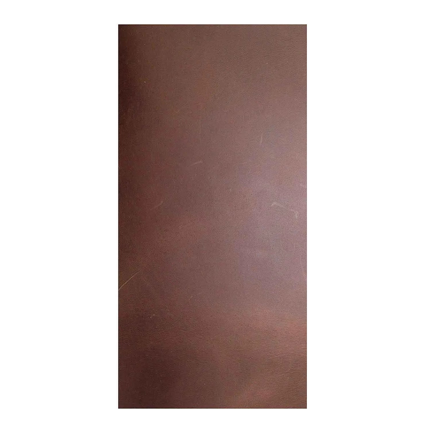 Thick Leather Rectangular Scraps 6 x 12 in. (2 Pack) by Hide & Drink. Single piece of high-quality, dark brown leather, ideal for various crafting projects. Thick Leather Rectangles (6 x 12 in.) 2 Piece Set for Crafts/Tooling/Hobby Workshop, Heavy Weight (3-3.5mm), Full Grain Leather, StockyardX, Small Batch Production, Hand Cut, Hand Sewn, Fire Branded, Artisan, Handmade in La Antigua Guatemala & Oaxaca Mexico.