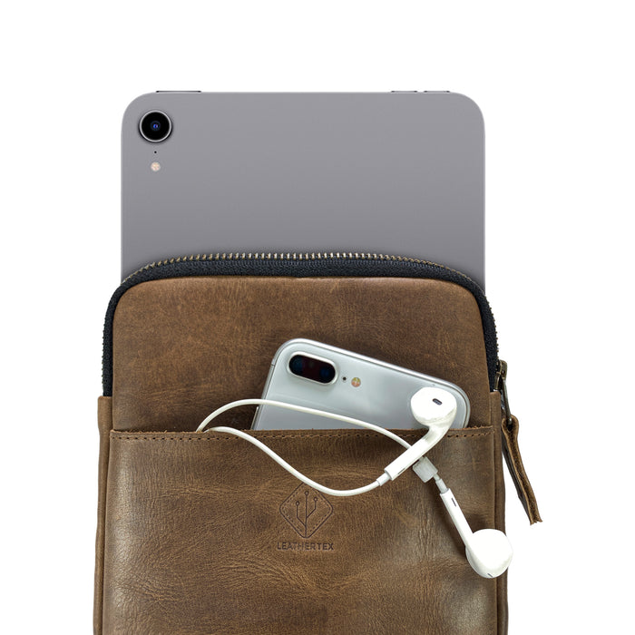 Zippered Tablet Case - Stockyard X 'The Leather Store'