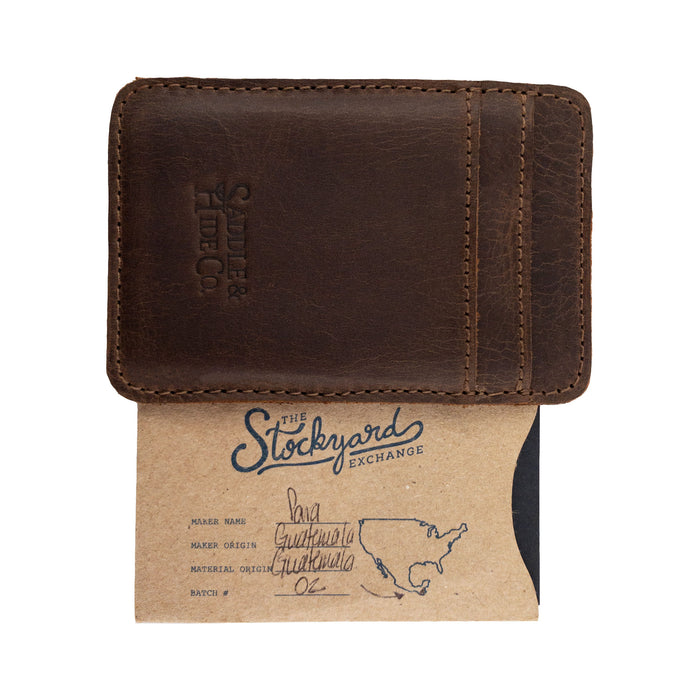 Double Card Wallet - Stockyard X 'The Leather Store'