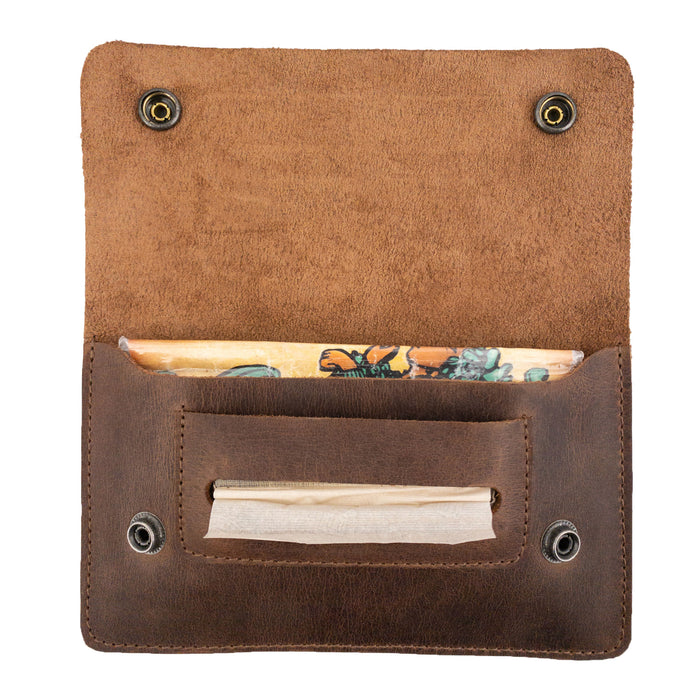 Double Snap Tobacco Pouch - Stockyard X 'The Leather Store'