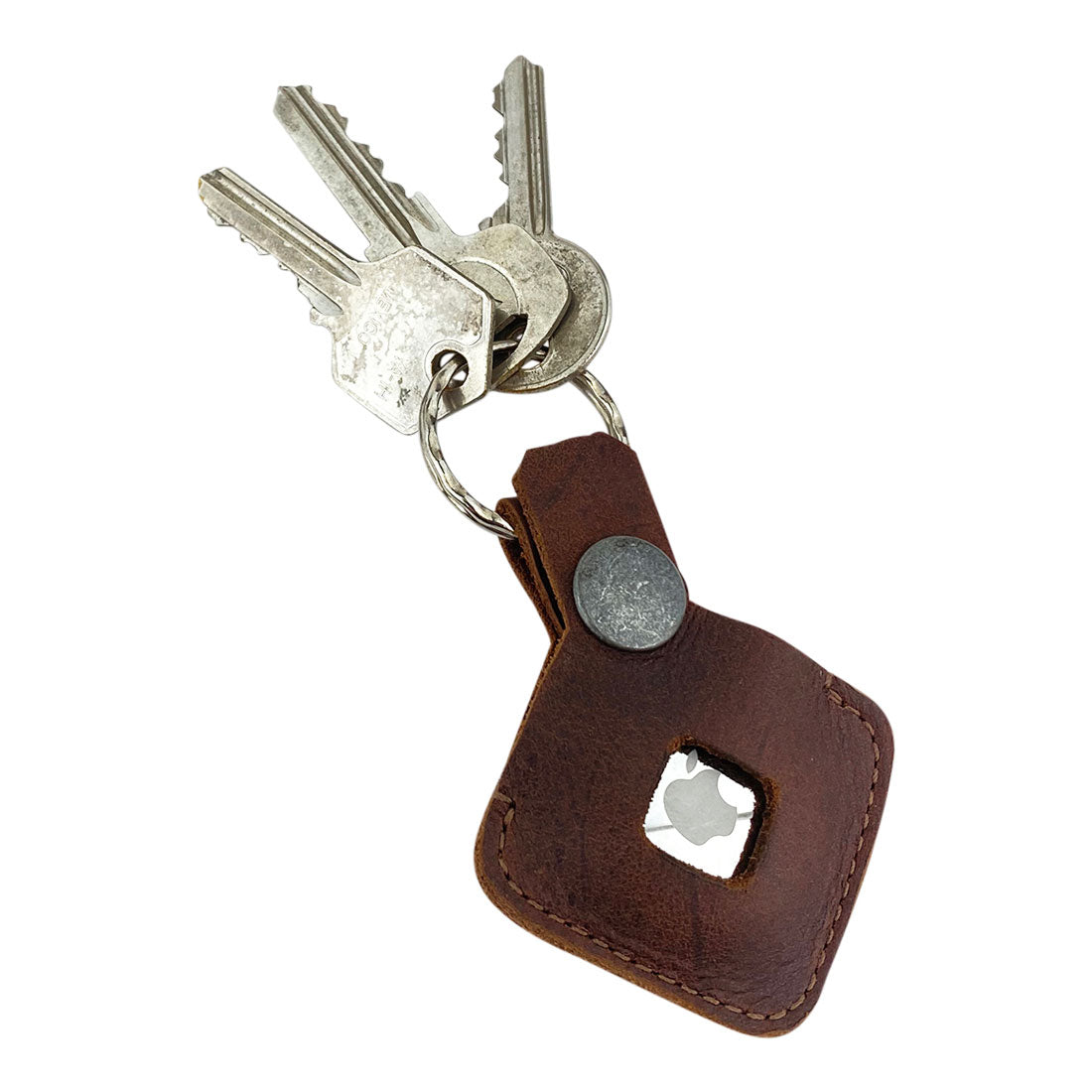 AirTag Diamond Keychain - Stockyard X 'The Leather Store'