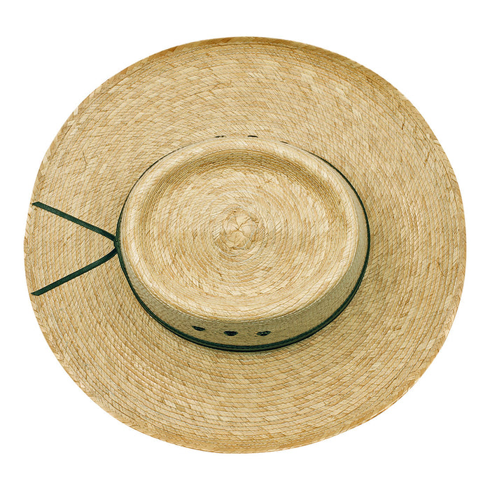 Angel Eyes Wide Brim Hat Handmade from 100% Oaxacan Coconut Palm Leaves - Coconut Milk - Stockyard X 'The Leather Store'