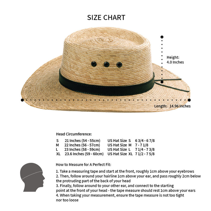 Angel Eyes Wide Brim Hat Handmade from 100% Oaxacan Coconut Palm Leaves - Coconut Milk