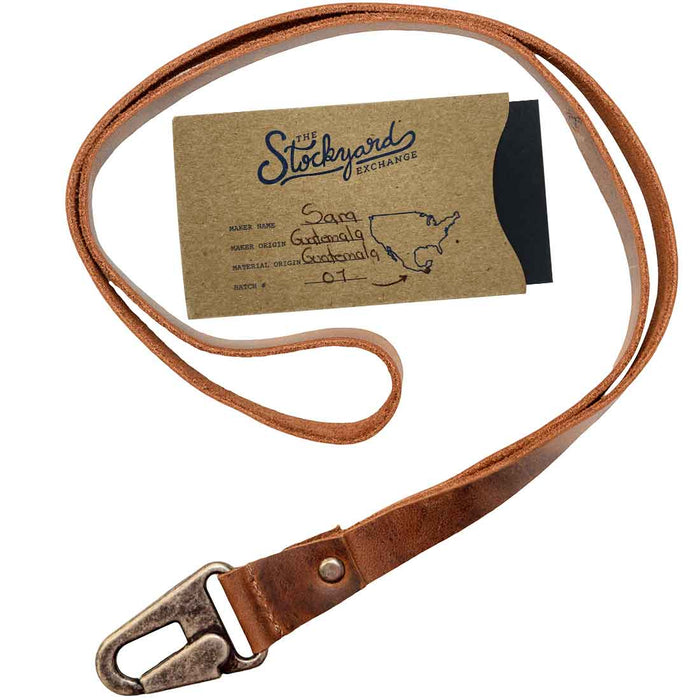 Lanyard Keychain - Stockyard X 'The Leather Store'