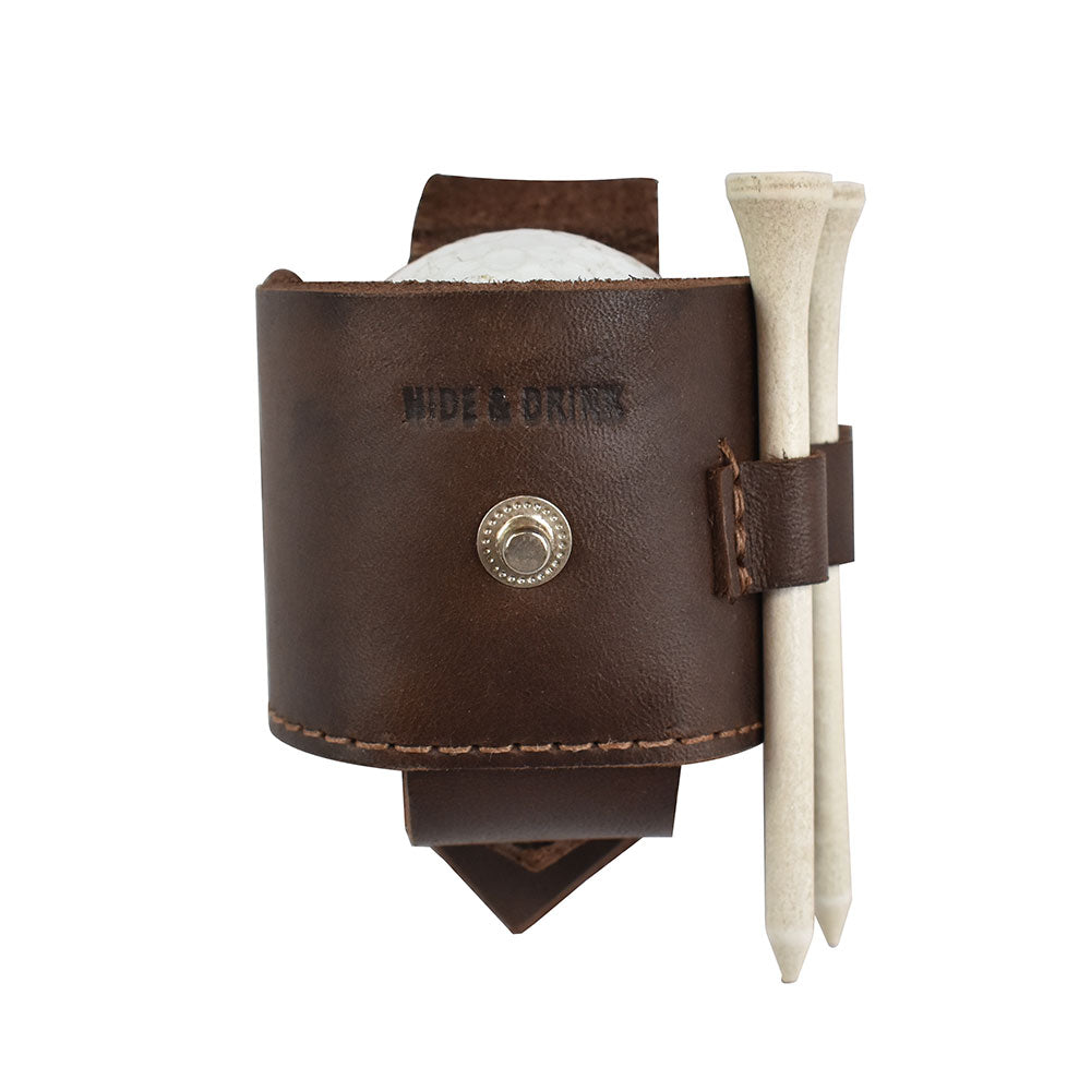 One Ball Golf Pouch - Stockyard X 'The Leather Store'