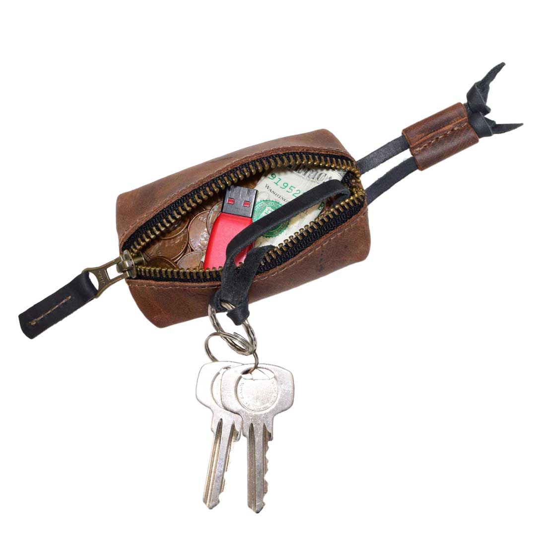 Key Pouch With Holes - Stockyard X 'The Leather Store'