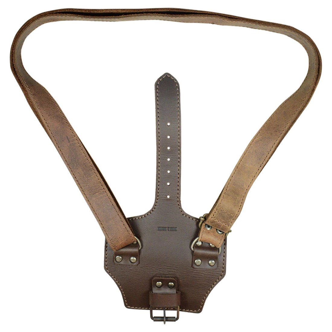 Hide & Drink Umbrella Strap Holder featuring an adjustable strap, crafted from full grain leather, showcasing urban vintage accessories style with small batch production, hand cut, and hand sewn details. This artisan-made Umbrella Strap Holder is fire branded and handmade in La Antigua Guatemala & Oaxaca Mexico.