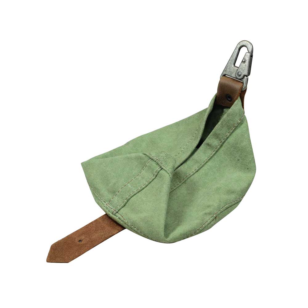 Waxed Canvas Travel Dog Bowl - Stockyard X 'The Leather Store'