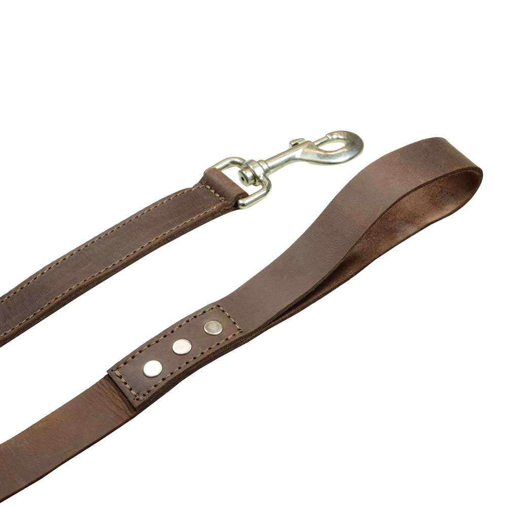 Leather Dog Leash (6 feet) - Stockyard X 'The Leather Store'