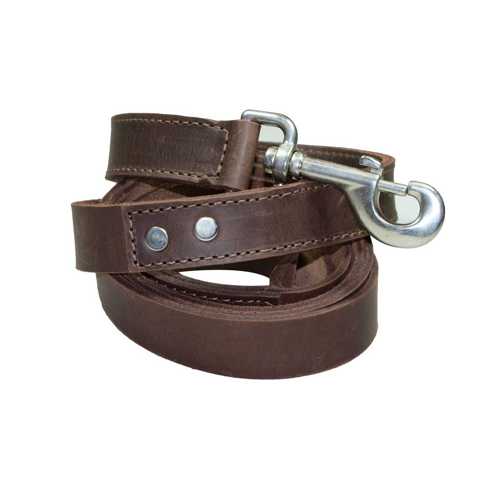 Leather Dog Leash (6 feet) - Stockyard X 'The Leather Store'