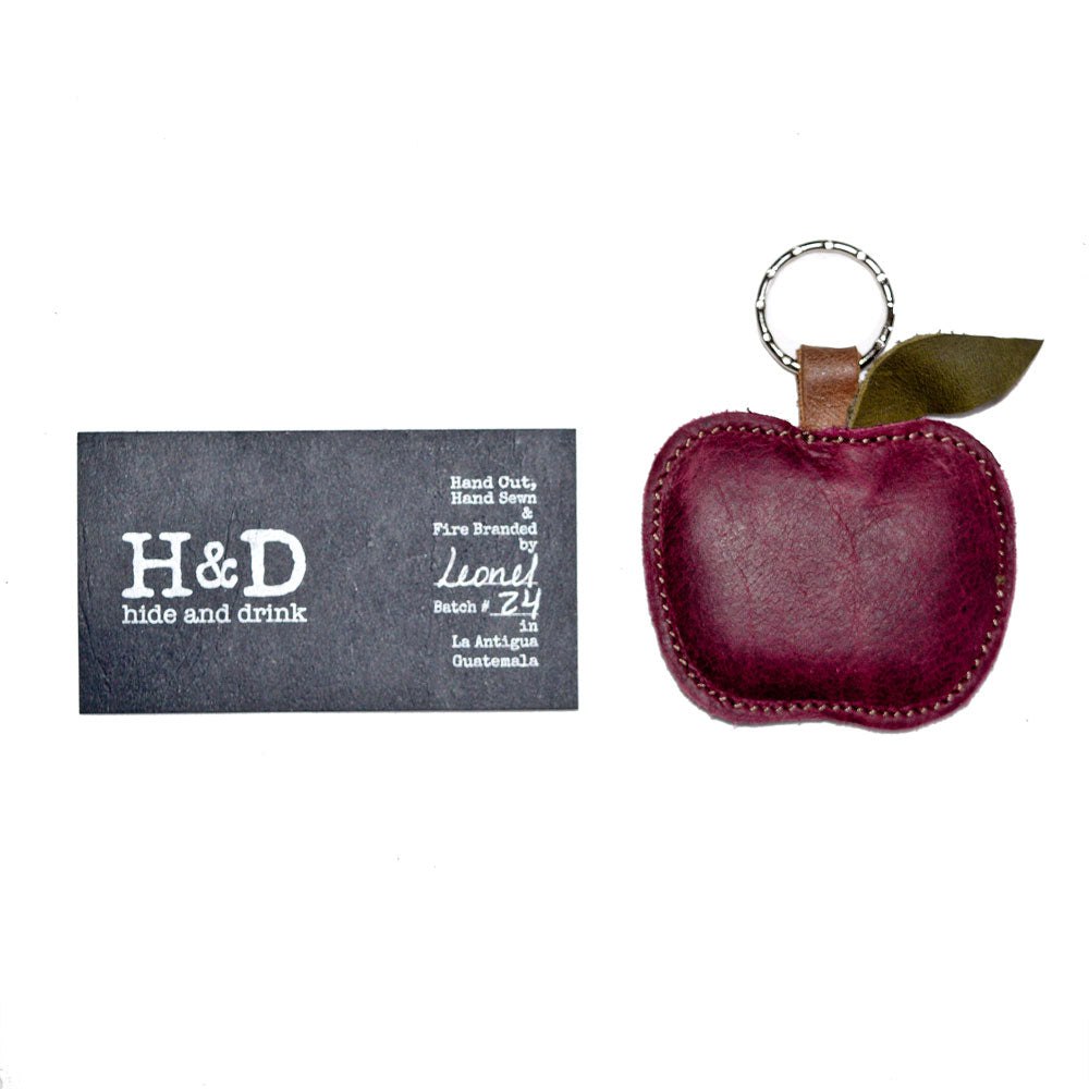 Apple Keychain - Stockyard X 'The Leather Store'