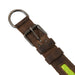 Dog Collar Reflective  (12 to 21 inches) - Stockyard X 'The Leather Store'