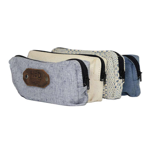 Pencil Pouch Set of 4 Denim - Stockyard X 'The Leather Store'