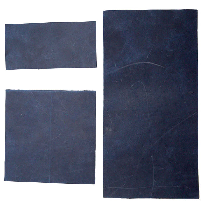 Thick Leather Squared Scraps 6 inch Variety (3 Pack) - Stockyard X 'The Leather Store'