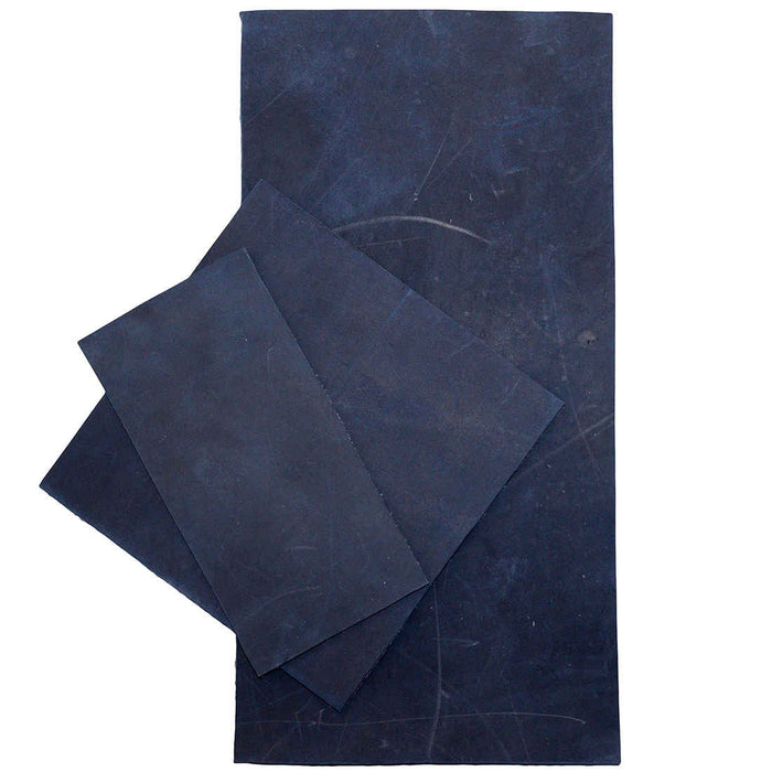 Thick Leather Squared Scraps 6 inch Variety (3 Pack)