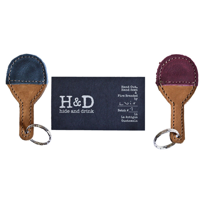 Ping Pong Paddle Keychains - Stockyard X 'The Leather Store'