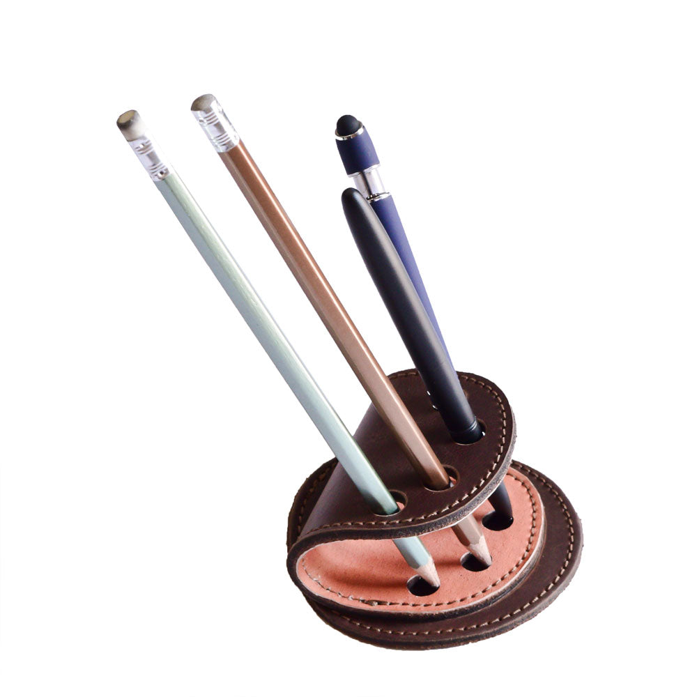 Desk Pen Organizer - Stockyard X 'The Leather Store'