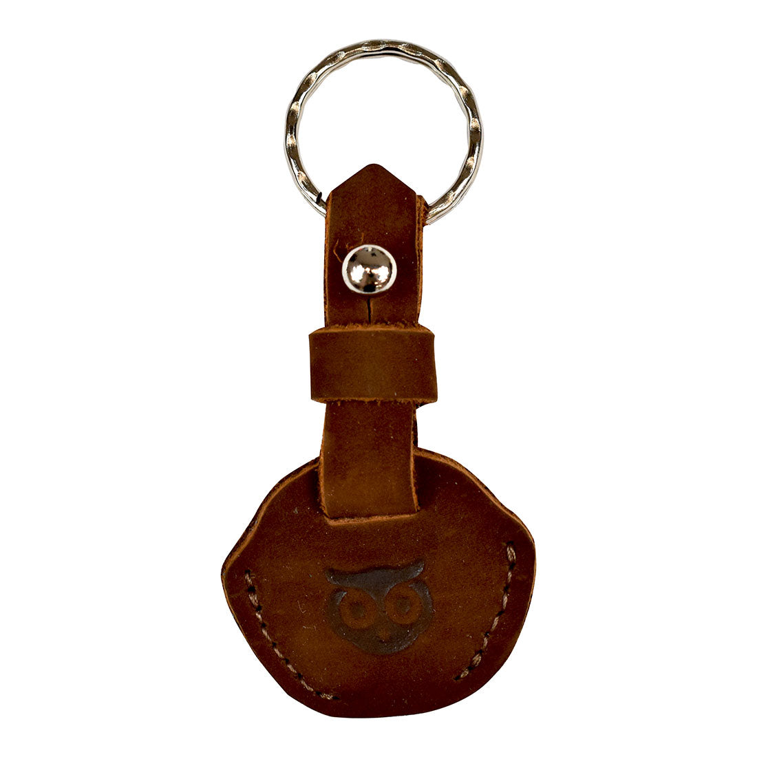 Hide & Drink Single Key Sleeve, designed for style and functionality as a key ring holder with vintage charm. This artisan product, made from full grain leather, is hand sewn in La Antigua Guatemala.
