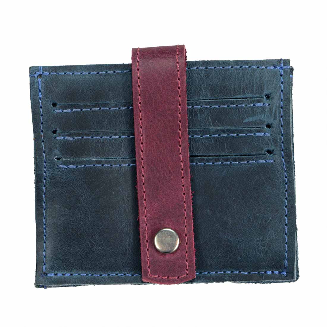 Bicolor Snap Wallet - Stockyard X 'The Leather Store'