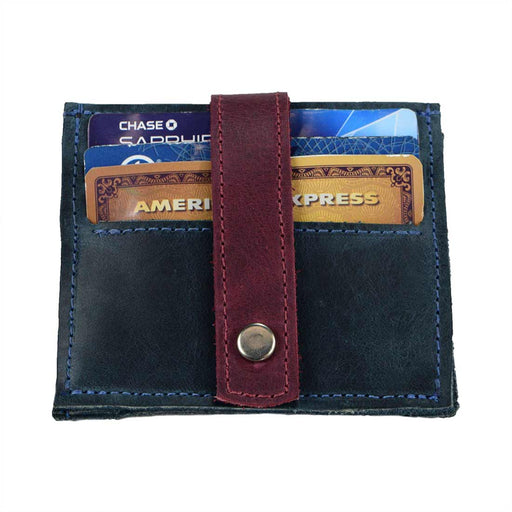 Bicolor Snap Wallet - Stockyard X 'The Leather Store'