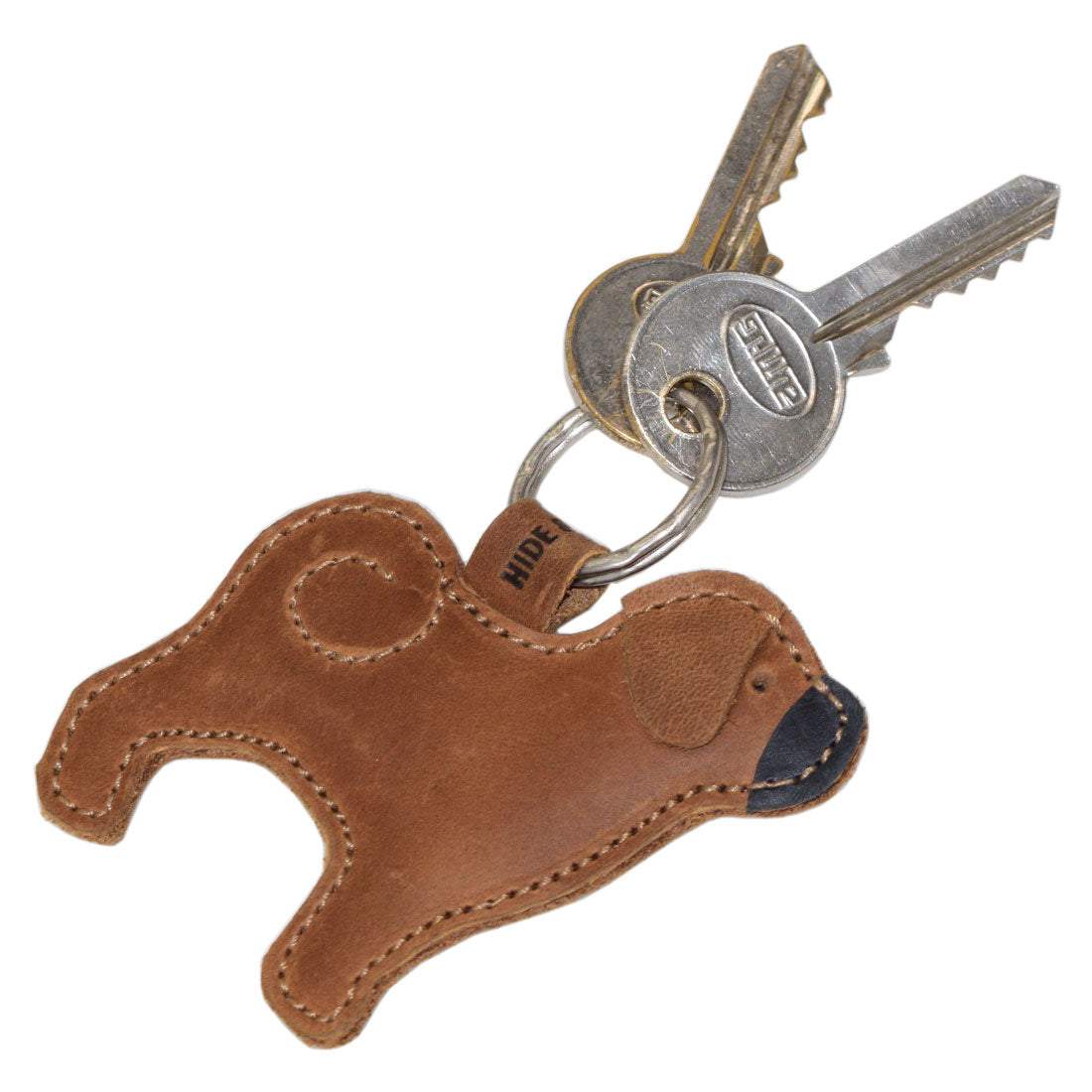 Pug Keychain - Stockyard X 'The Leather Store'