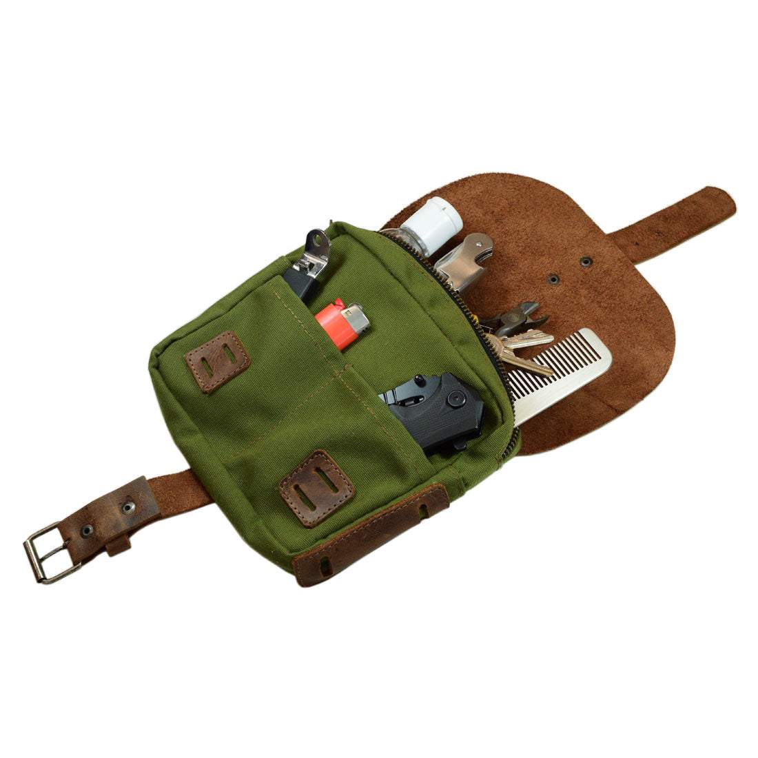 Survival Camping Pouch - Durable & Stylish – StockyardX, The Leather Store