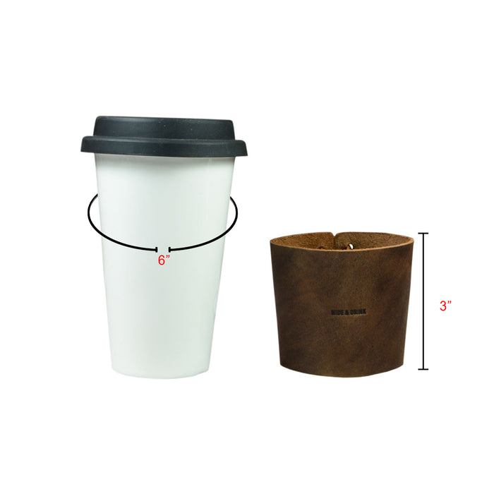Medieval Coffee Sleeve - Stockyard X 'The Leather Store'