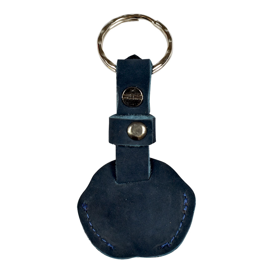 Hide & Drink Single Key Sleeve, featuring a vintage-style key ring holder made from premium full grain leather. This artisan product showcases the skillful craftsmanship from La Antigua Guatemala.