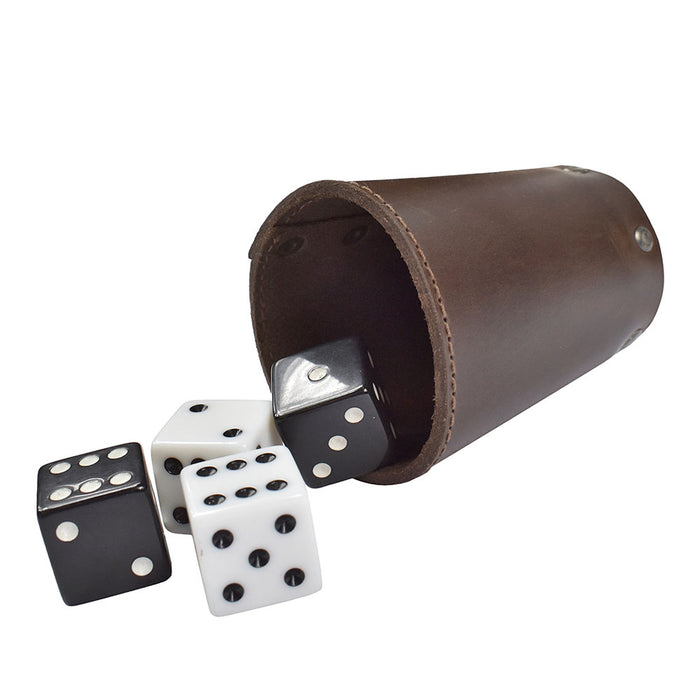 Dice Rolling Cup - Stockyard X 'The Leather Store'