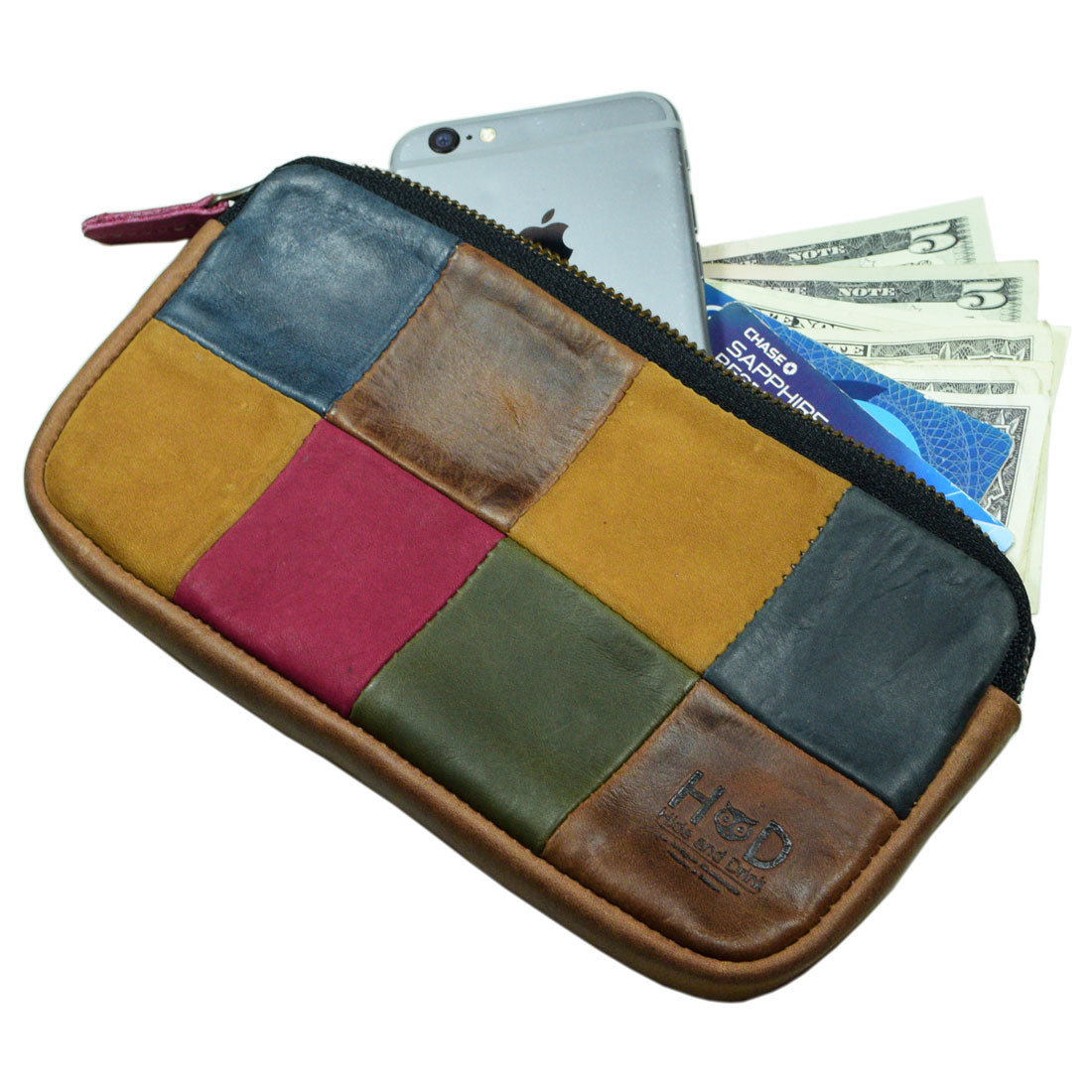 Multicolored Wallet - Stockyard X 'The Leather Store'