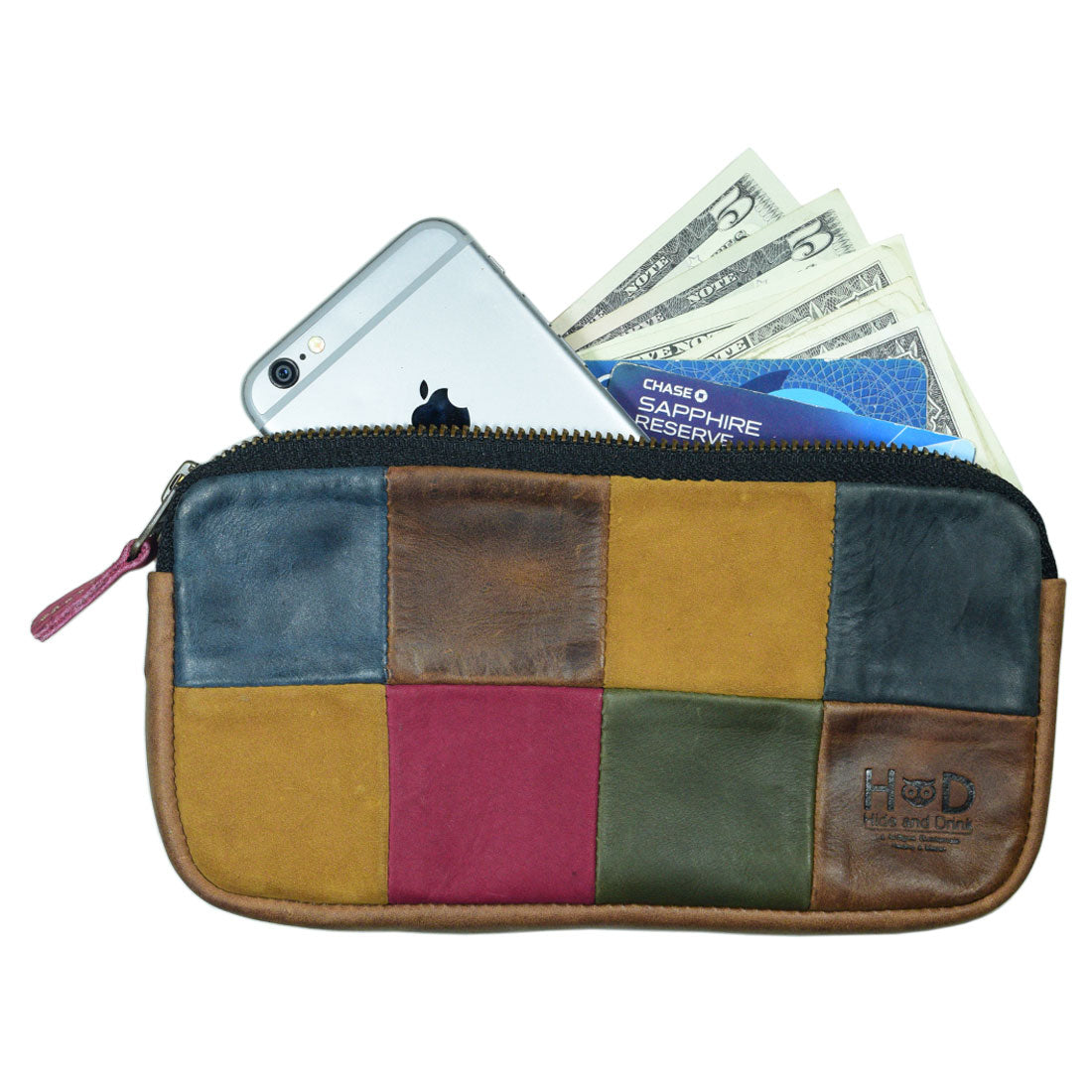 Multicolored Wallet - Stockyard X 'The Leather Store'