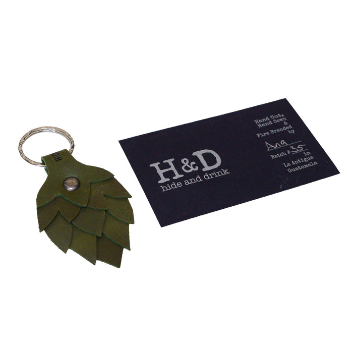 Hop Flower Keychain - Stockyard X 'The Leather Store'