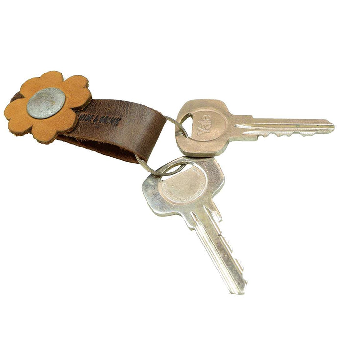 Flower Key Ring Holder (3 pack) - Stockyard X 'The Leather Store'