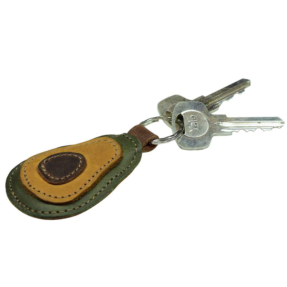 Avocado Keychain - Stockyard X 'The Leather Store'