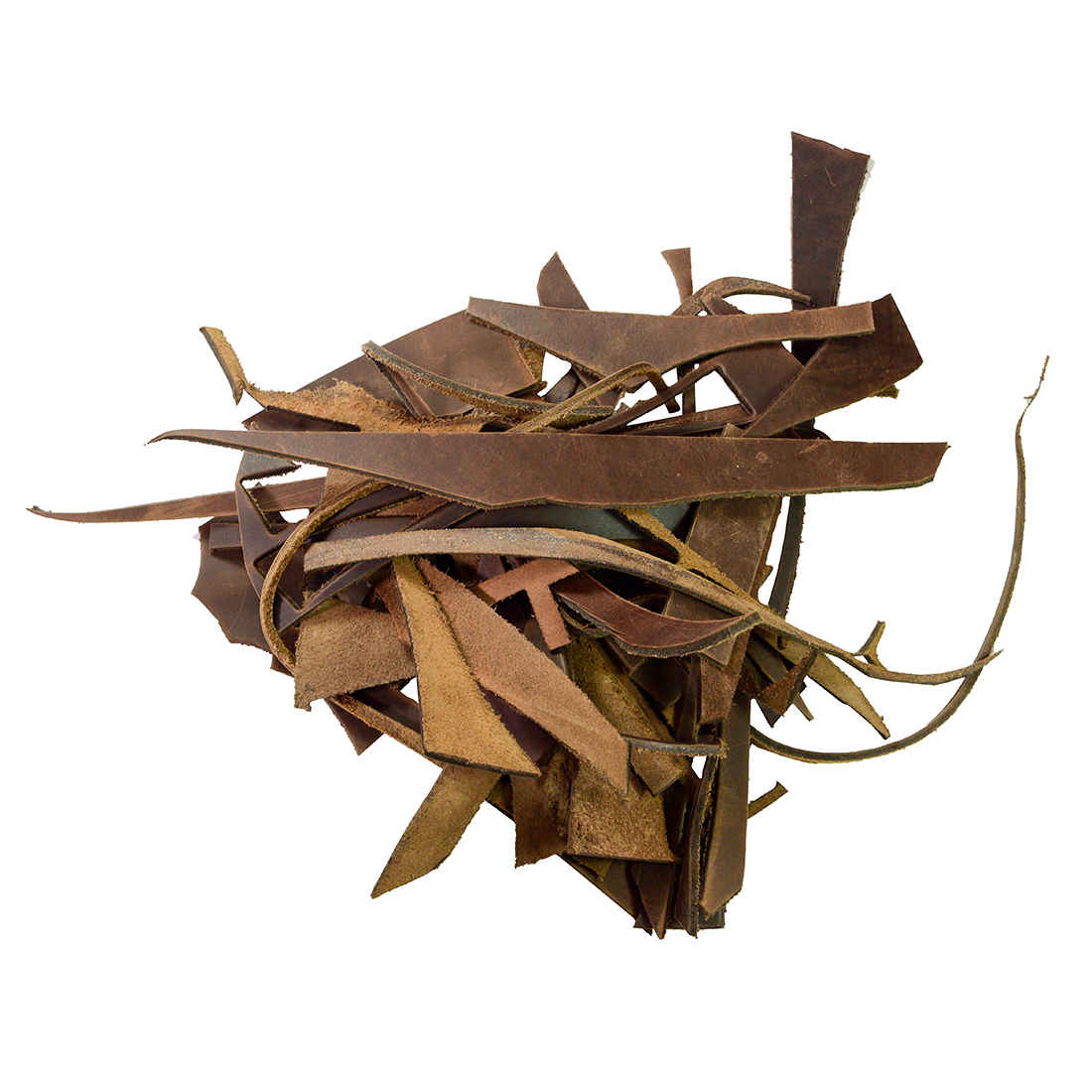 Thick Cow Leather Chips & Scraps (8 oz) - Stockyard X 'The Leather Store'