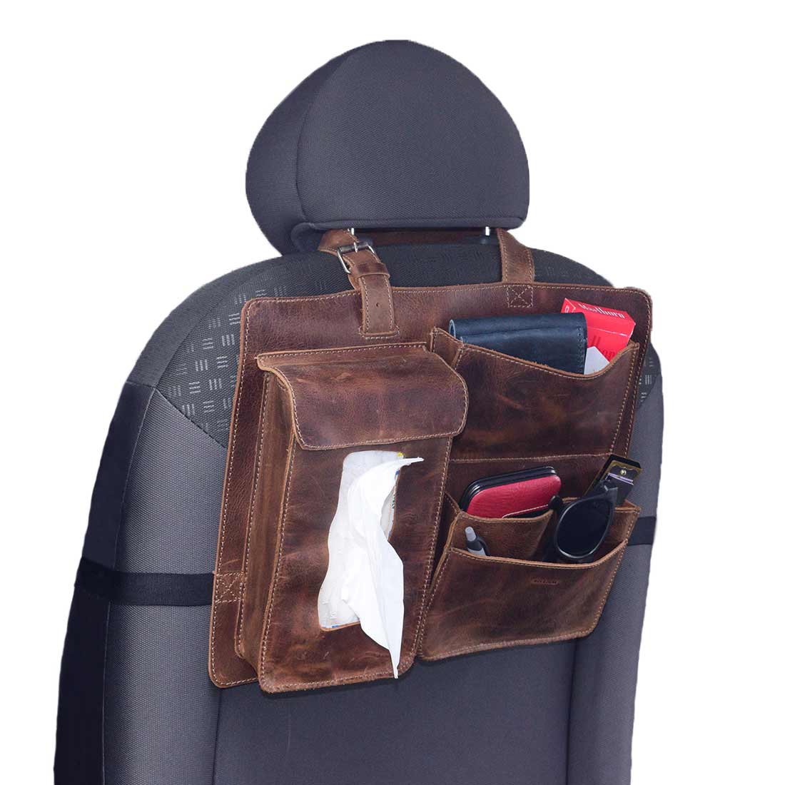 Back Seat Organizer - Stockyard X 'The Leather Store'