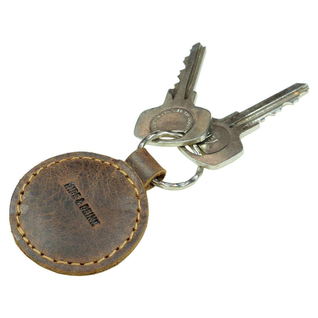 Circular Keychain - Stockyard X 'The Leather Store'