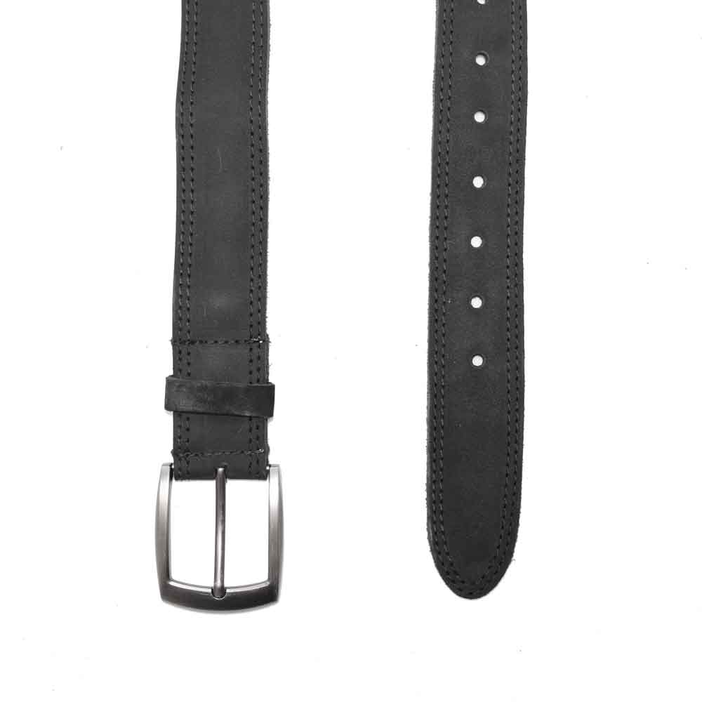 Two Row Stitch Leather Belt - Stockyard X 'The Leather Store'